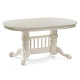Деревянный стол Кантри 160 овальный крем
