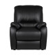 Кресло-реклайнер Майами, 2 мотора, черный