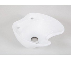 Белая раковина для парикмахерской мойки 6617/6682