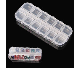 Контейнер для страз 12 ячеек