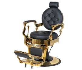 Барбер кресло МД-9119 (золото, гидравлика, экокожа)